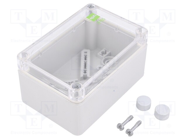 Enclosure: multipurpose; X: 75mm; Y: 110mm; Z: 59mm; INDUSTRIAL; grey