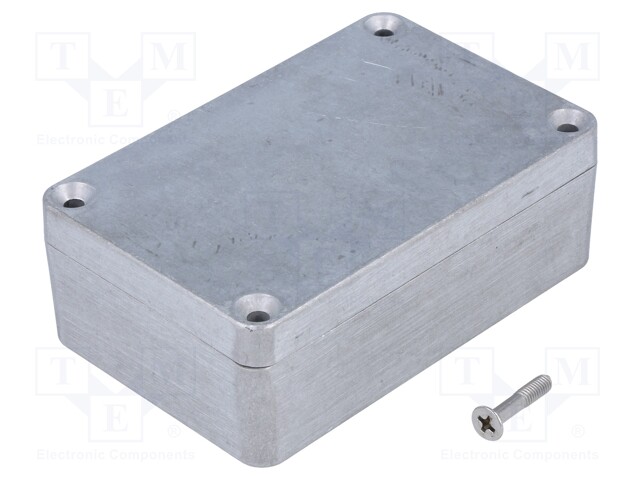 Enclosure: multipurpose; X: 64mm; Y: 98mm; Z: 34mm; 1550Z; aluminium