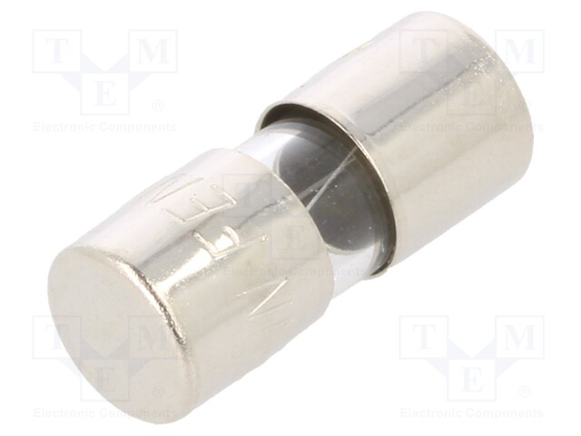 Fuse: fuse; 1A; 125/250VAC; automotive,glass; 6.35x15.9mm