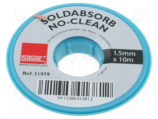 Tape: desoldering; W: 1.5mm; L: 10m