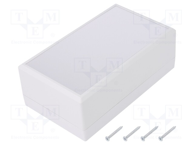 Enclosure: multipurpose; X: 85mm; Y: 145mm; Z: 55mm; with panel; ABS