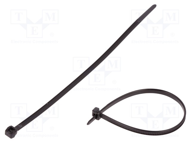 Cable tie; externally serrated; L: 145mm; W: 3.4mm; polyamide; 135N