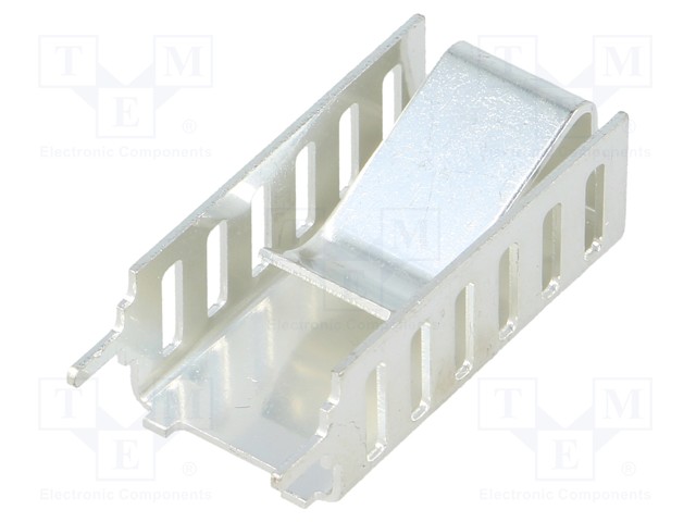 Heatsink: moulded; L: 25mm; W: 13mm; H: 9mm; 23.6K/W; copper; clip-on