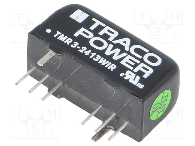 Converter: DC/DC; 3W; Uin: 9÷36V; 15VDC; Iout: 200mA; SIP8; 5.9g