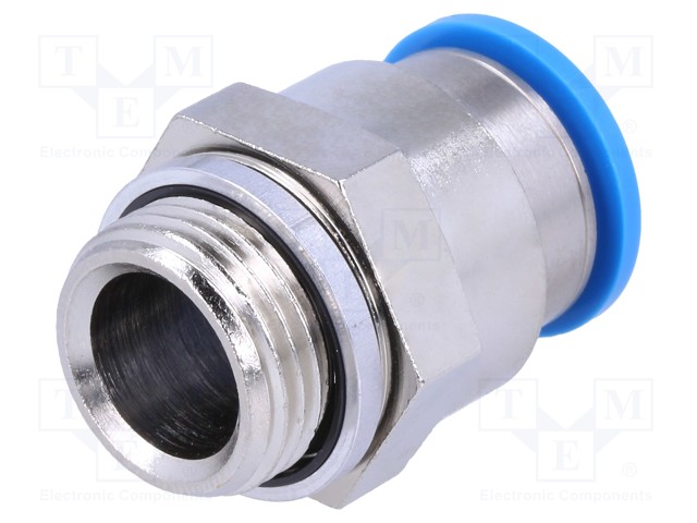 Push-in fitting; straight; Input thread: G 3/8" external; 12mm