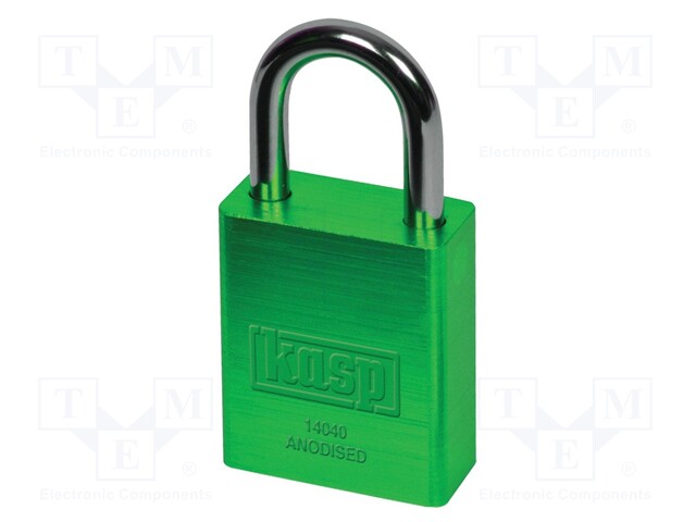 Padlock; aluminium; Application: gates,cabinets,bags,cases