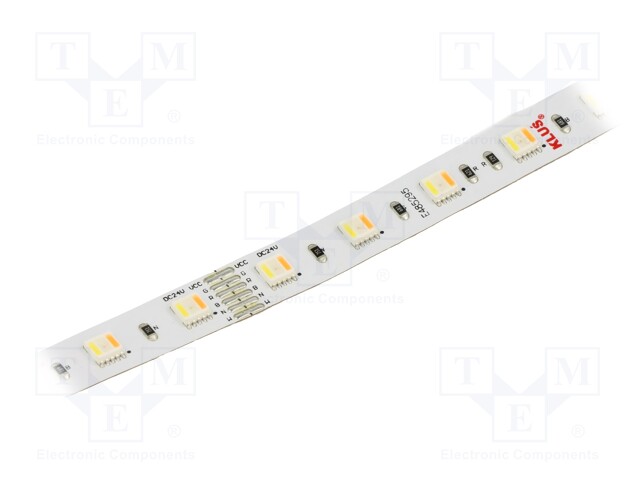 LED tape; RGBW; 24V; LED/m: 60; 12mm; IP20; 120°; 12W/m; CRImin: 80