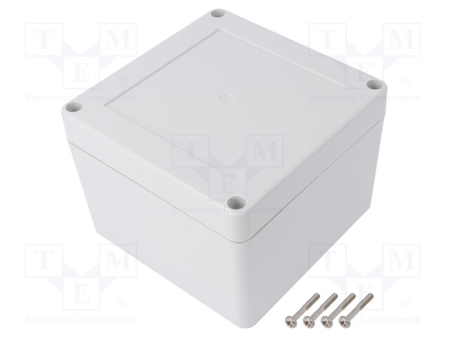 Enclosure: multipurpose; X: 105mm; Y: 105mm; Z: 75mm; ZP; ABS; gasket