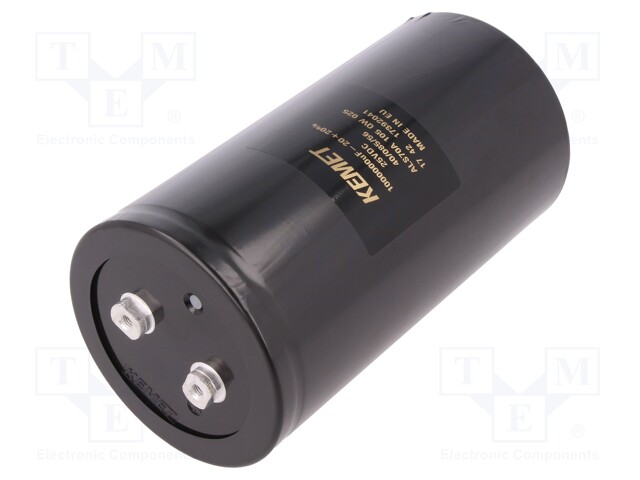 Capacitor: electrolytic; 1000000uF; 25VDC; Leads: screw; ESR: 5mΩ