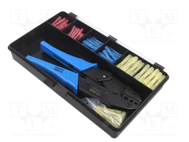 Kit: for crimping push-on connectors, terminal crimping