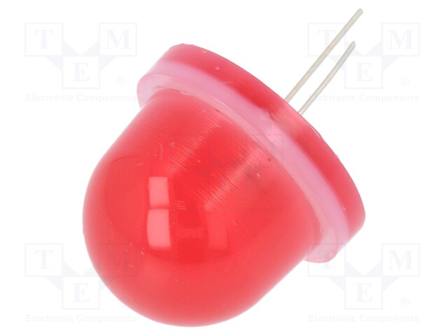 LED; 16mm; red; 2700÷3000mcd; 5÷15V; 20mA; Variant: blinking