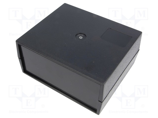 Enclosure: with panel; X: 120mm; Y: 100mm; Z: 56mm; ABS; black