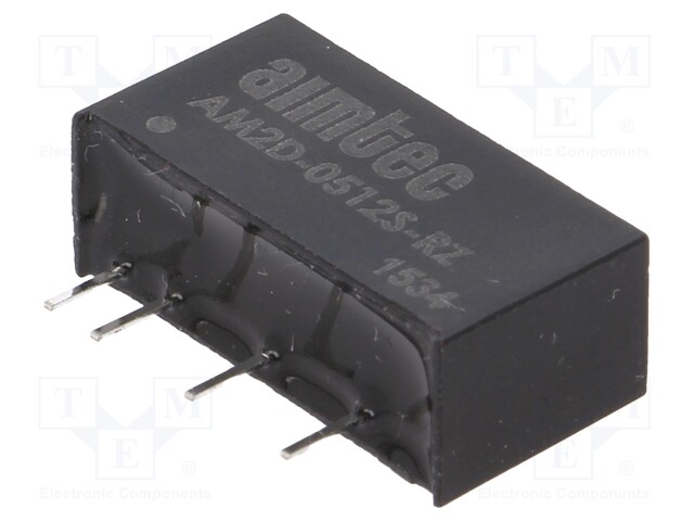 Converter: DC/DC; 2W; Uin: 4.5÷5.5V; 12VDC; Iout: 167mA; SIP7; 2.8g