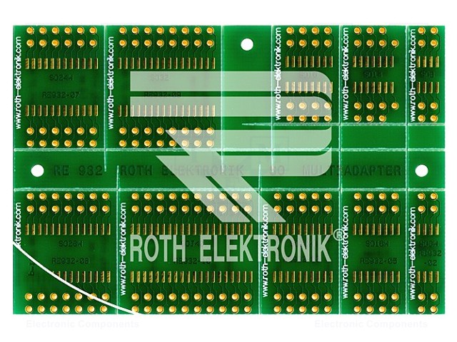 Board: universal; multiadapter; W: 58.5mm; L: 88mm