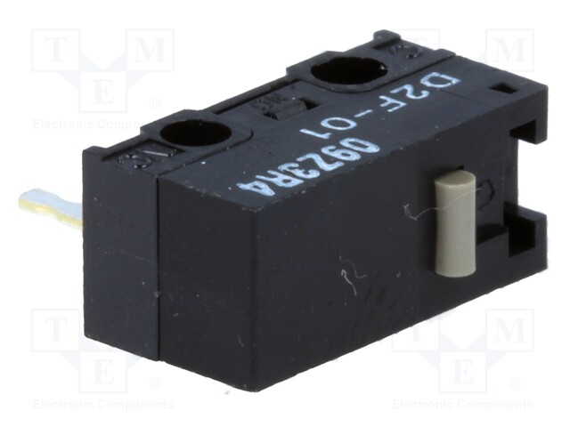 Microswitch SNAP ACTION; without lever; SPDT; 0.1A/30VDC; Pos: 2