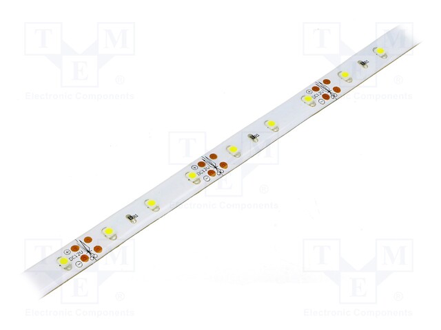 LED tape; white cold; LED/m: 60; SMD; 3528; 12V; W: 10mm; 120°; in gel