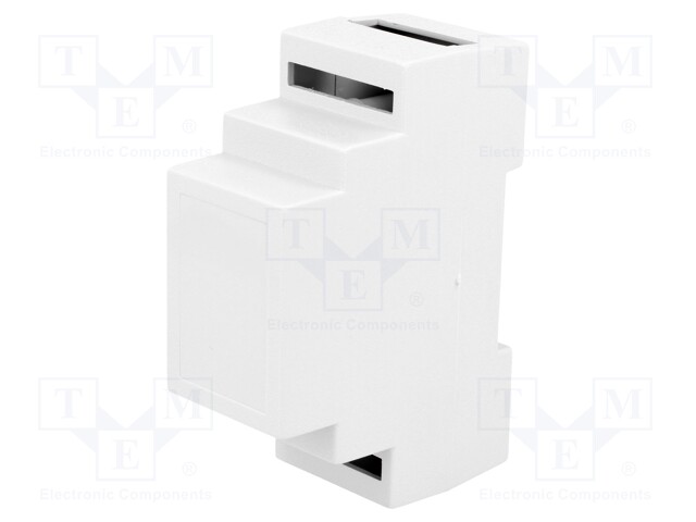 Enclosure: for DIN rail mounting; Y: 88mm; X: 34mm; Z: 62mm; ABS