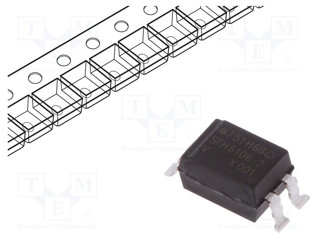 Optocoupler; SMD; Channels: 1; Out: transistor; Uinsul: 5.3kV