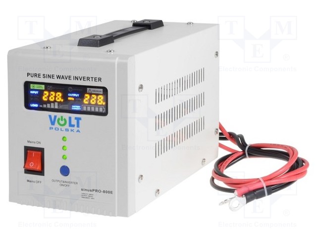 Converter: dc/ac; 500W; Uout: 230VAC; Out: mains 230V; 0÷40°C; 12V
