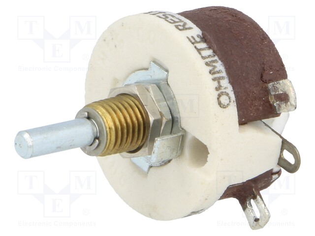 Potentiometer: shaft; single turn; 1kΩ; 12.5W; 3.18mm; wirewound