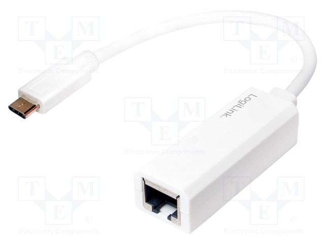 Adapter; Ethernet,USB 3.0; RJ45 socket,USB C plug; 140mm