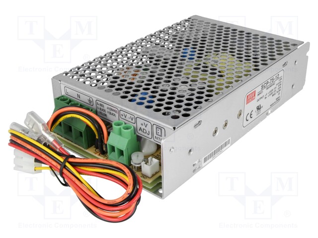 Power supply: buffer; modular; 74.5W; 13.8VDC; 159x97x38mm; 5.4A