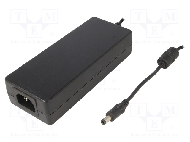 Power supply: switched-mode; 24VDC; 3.75A; Out: 5,5/2,5; 90W; 90%