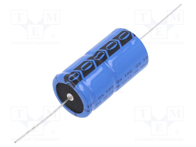 Capacitor: electrolytic; THT; 4.7mF; 40VDC; Ø21x38mm; ±20%; 8000h