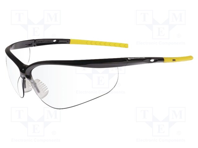 Safety spectacles; Lens: transparent; Classes: 1; Series: IRAYA