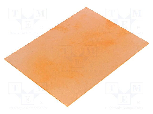 Laminate; FR4; 0.6mm; L: 100mm; W: 75mm; Coating: copper