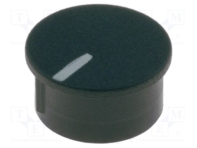 Cap; thermoplastic; push-in; Pointer: white; black