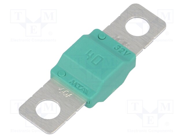 Fuse: fuse; 40A; 32V; automotive; 40mm; MIDIVAL; Mounting: M5 screw