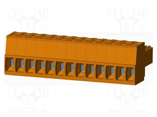 Connector: pluggable terminal block; plug; female; straight; 10A