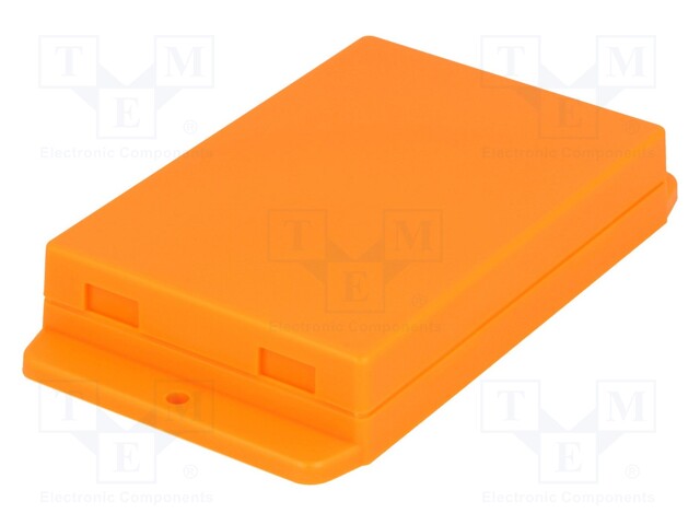 Enclosure: multipurpose; X: 70.6mm; Y: 105mm; Z: 20.5mm; ABS; orange