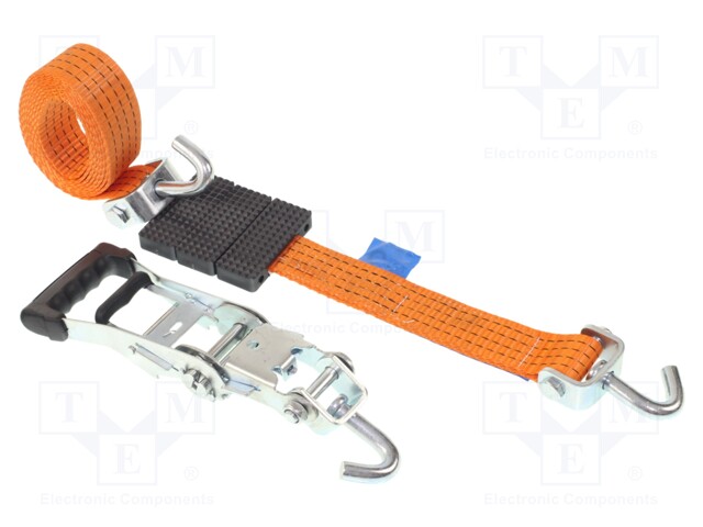 Fastening belt; L: 3.5m; Width: 50mm; orange; 4000kg