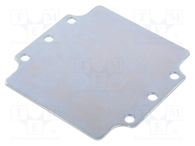 Mounting plate; steel; ALUEIN-EX-RJ11,ALUEIN-RJ11; Plating: zinc