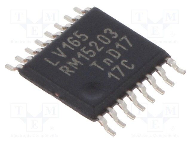 IC: digital; 8bit,shift register,serial output,parallel in; SMD