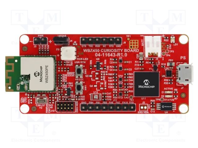 Dev.kit: Microchip; Components: WBZ450PE; Curiosity