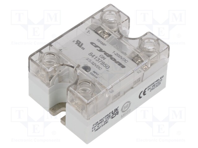 Relay: solid state; 10A; 1÷200VDC; Variant: 1-phase