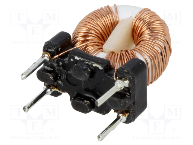 Inductor: wire; THT; 3.3mH; 300mA; 600mΩ; 230VAC; 4.5x10mm; -20÷+50%