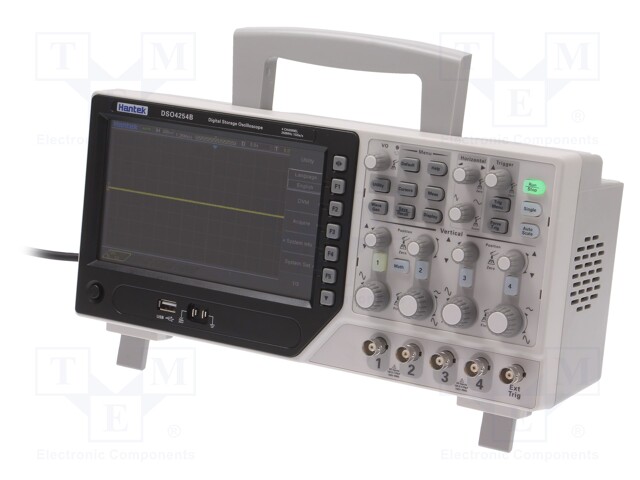 Oscilloscope: digital; Band: ≤250MHz; Channels: 4; 64kpts/ch; 1Gsps