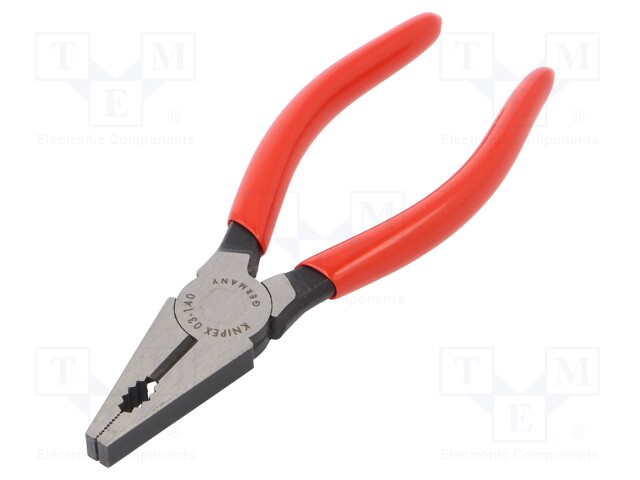 Pliers; for gripping and cutting,universal; plastic handle