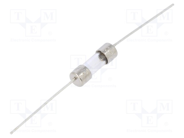 Fuse: fuse; quick blow; 3A; 350VDC; axial; 5x15mm; 208