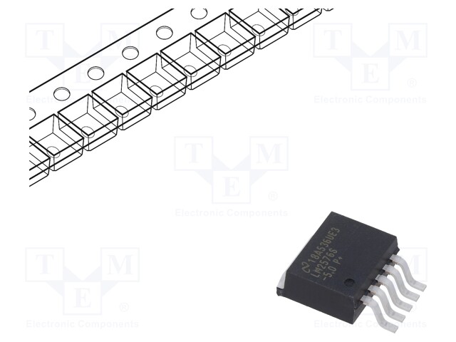 Buck (Step Down) Switching Regulator, Fixed, 4V to 40Vin, 5V/3A Out, 52 kHz, TO-263-5