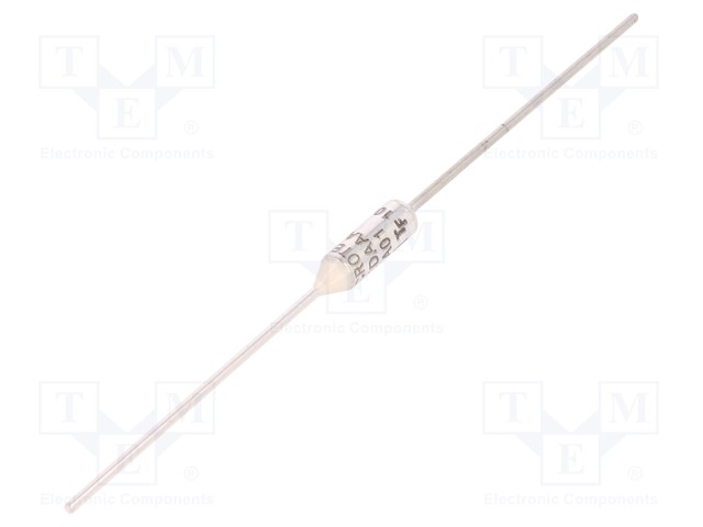 Fuse: thermal; 10A; 250V; 12mm; 104°C