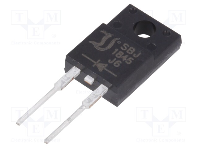 Diode: Schottky rectifying; THT; 45V; 18A; ITO220AC; Package: tube