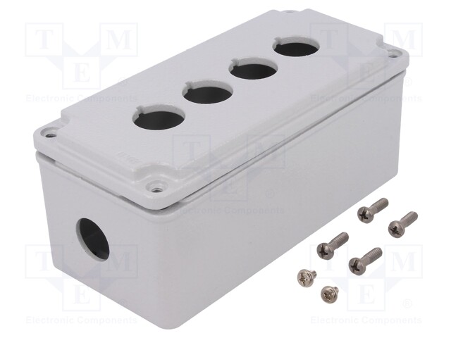 Enclosure: for remote controller; X: 80mm; Y: 170mm; Z: 73mm; grey