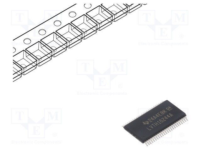 IC: digital; 16bit,buffer,inverting,line driver; Ch: 16; SMD