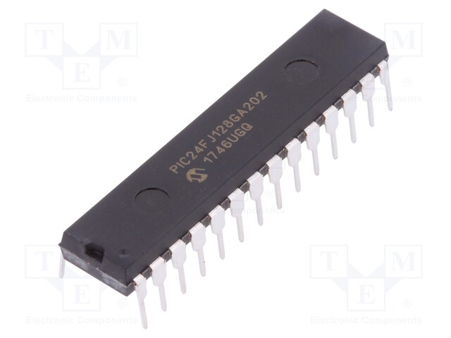 PIC microcontroller; Memory: 128kB; SRAM: 8192B; 2÷3.6VDC; SMD