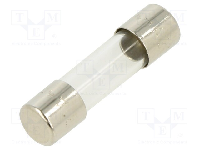 Fuse: fuse; quick blow; 310mA; 220VAC; cylindrical,glass; 5x20mm